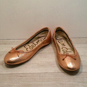 Like New - Sam Edelman Rose Gold Flats